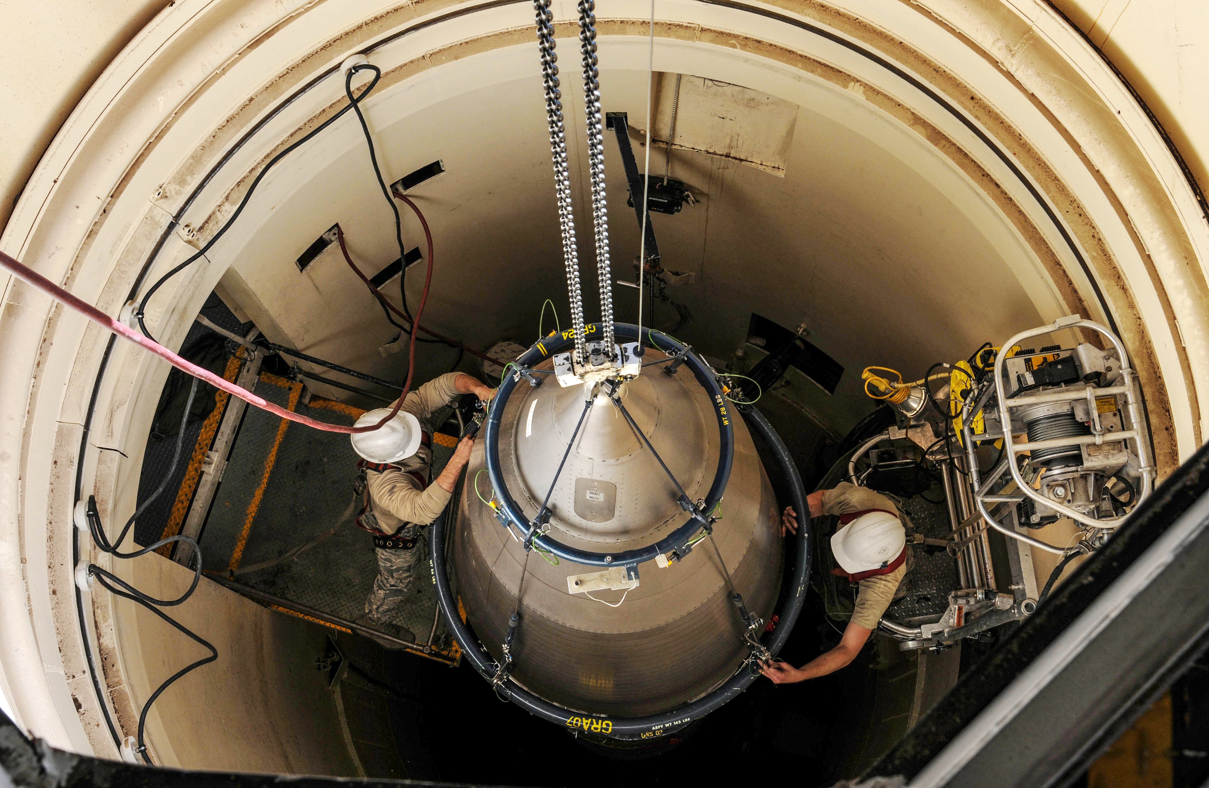 Underground infrastructure systems inside the Atlas E missile silo